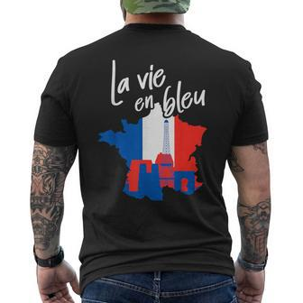 Paris French French France French S T-Shirt mit Rückendruck - Seseable