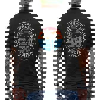 Pass-A-Grille Beach Florida Fl Vintage Graphic Retro 70S Mens Back Print T-shirt - Thegiftio