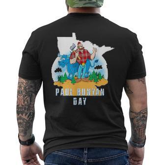 Paul Bunyan Day T Men's T-shirt Back Print - Monsterry AU