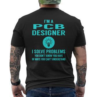 Pcb er Mens Back Print T-shirt - Thegiftio UK