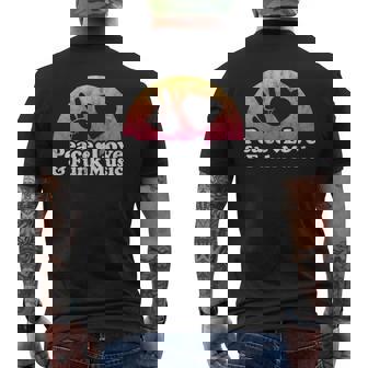 Peace Love And Funk Music Vintage Retro Mens Back Print T-shirt - Thegiftio