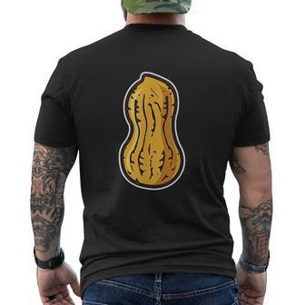 Peanut Graphic Nut Peanut Mens Back Print T-shirt - Thegiftio UK