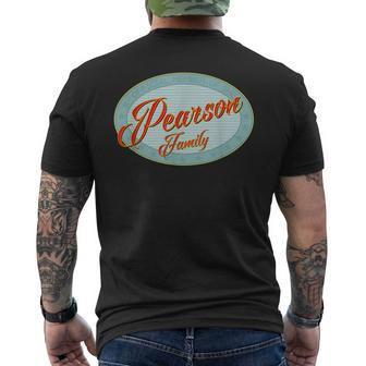 Pearson Family Reunion Surname Last Name Men's T-shirt Back Print - Seseable