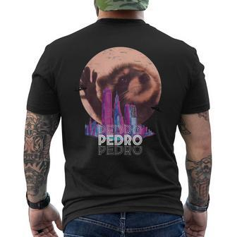 Pedro Racoon Dance Popular Internet Meme Cinco De Mayo Men's T-shirt Back Print - Monsterry UK