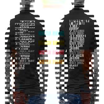 My Perfect Day Watch Anime Otaku Weeb Anime Lover Men's T-shirt Back Print - Thegiftio