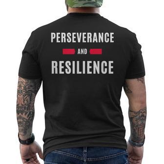 Perseverance And Resilience Men's T-shirt Back Print - Monsterry AU