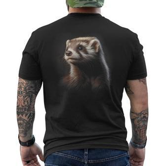 Pet Ferret Ferret Thief Men's T-shirt Back Print - Monsterry UK
