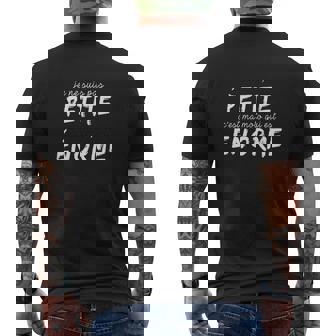 Petite Avec Une Grosse Moto T-shirt imprimé au dos - Cadeauxyz