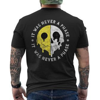 It Was Never A Phase Skeleton Vintage Concert Elder Emo Men's T-shirt Back Print - Monsterry AU