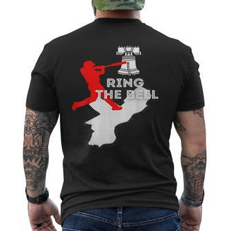 Philly Philadelphia City Vintage Est 1682 Liberty Bell Ring Men's T-shirt Back Print - Monsterry AU