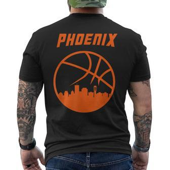 Phoenix Arizona State Love Basketball Vintage Men's T-shirt Back Print - Monsterry
