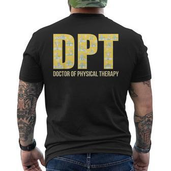 Physical Therapist Dpt Doctor Of Physical Therapy Men's T-shirt Back Print - Monsterry DE