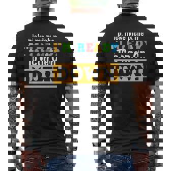 Pick Me Pick Me I'm Ready To Come On Down And Cool Gam Men's T-shirt Back Print - Monsterry