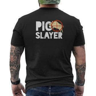 Pig Slayer Hog Hunter Mens Back Print T-shirt - Thegiftio UK