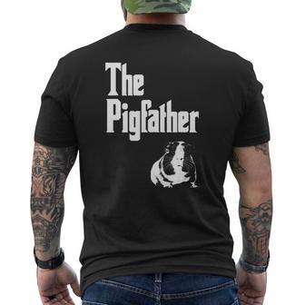 The Pigfather Guinea Pig Father Mens Back Print T-shirt | Mazezy