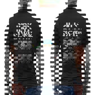 Pilots Six Pack Pilot Aviation Flying Mens Back Print T-shirt - Thegiftio
