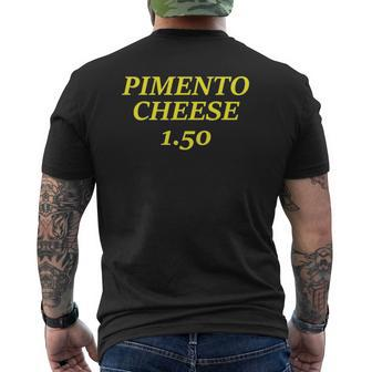 Pimento Cheese Golf Dad Food Lovers Mens Back Print T-shirt | Mazezy