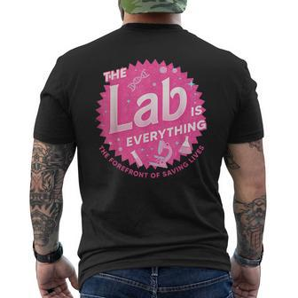 Pink Lab Week 2024 Leading The Way In Life-Saving Style Men's T-shirt Back Print - Seseable