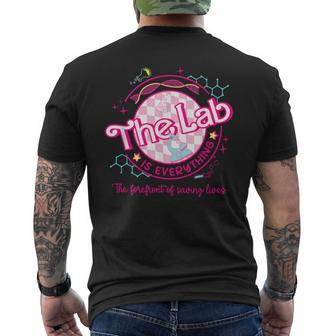 Pink Lab Week 2024 Medical Lab Science Lab Tech Team Men's T-shirt Back Print - Seseable