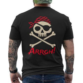 Pirate Argh Boys And Girls Arrgh Pirate Men's T-shirt Back Print - Seseable