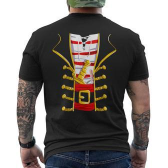 Pirate Costume Buccaneer Pirate Men's T-shirt Back Print - Thegiftio UK