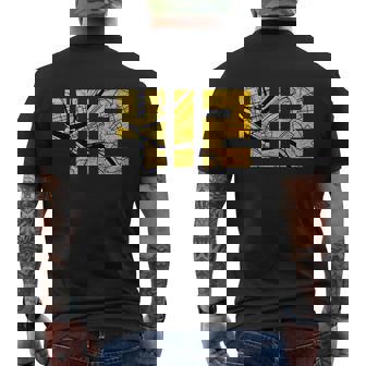 Pittsburgh 412 Map Great Mens Back Print T-shirt - Thegiftio UK