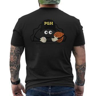 Pittsburgh Baseball Pierogi Yinzer Fan Men's T-shirt Back Print - Monsterry AU