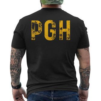 Pittsburgh Pennsylvania Sl City 412 Home Pride Men's T-shirt Back Print - Monsterry AU