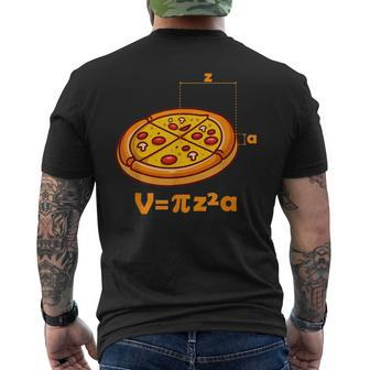 Pizza Nerd Geek Mathematik Witz Naturwissenschaft Formula T-Shirt mit Rückendruck - Seseable