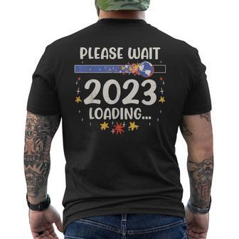 Please Wait 2023 Loading New Year Men's T-shirt Back Print - Monsterry DE