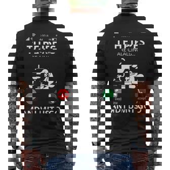 Plumbing The Pipes Are Calling Men's T-shirt Back Print | Mazezy