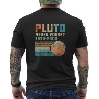 Pluto Never Forget Retro Cute Mens Back Print T-shirt - Thegiftio UK