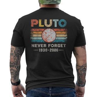 Pluto Never Forget Camiseta Hombre Estampado Espalda - Regaloses