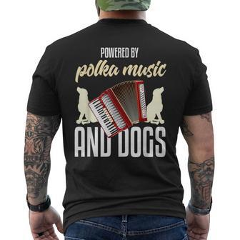 Polka Dog Lover Quote Music Polka Lover Men's T-shirt Back Print - Monsterry AU