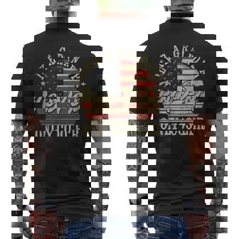 Pop-Pop Like A Grandpa Only Cooler Pop-Pop Father's Day Men's T-shirt Back Print | Mazezy