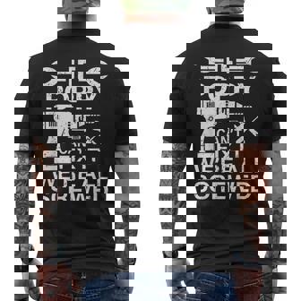 If Poppy Can't Fix It We Are All Screwed Fathers Day Men's T-shirt Back Print - Thegiftio