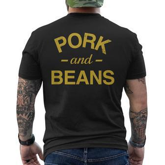 Pork And Beans Trash Food Men's T-shirt Back Print | Mazezy CA
