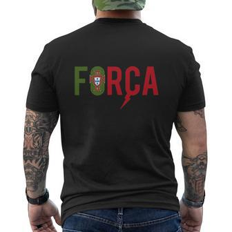 Portuguese Power Mens Back Print T-shirt - Seseable