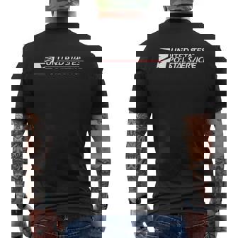 Postal United States Service Mens Back Print T-shirt - Thegiftio