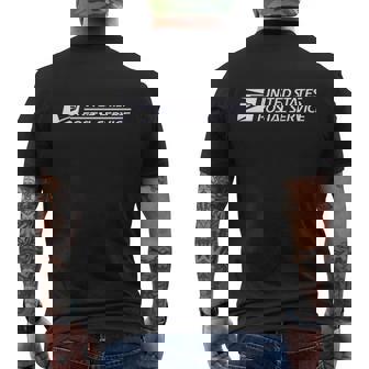 Postal United States Service Mens Back Print T-shirt - Thegiftio