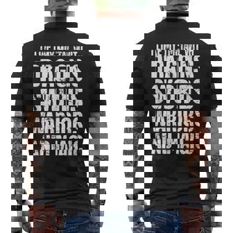 Power Metal Fantasía Divertida Power Metal Camiseta Hombre Estampado Espalda - Regaloses