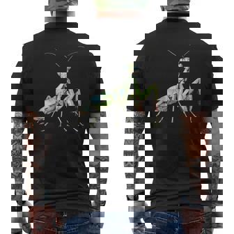 Praying Mantis Insect Catcher Insect Collector Entomology Men's T-shirt Back Print - Thegiftio UK