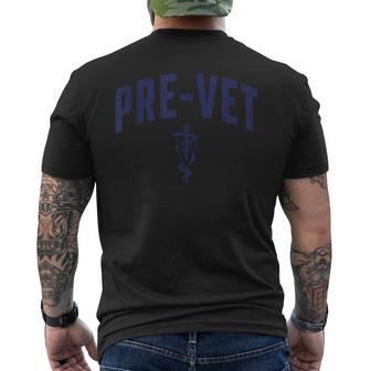 Pre-Vet Student Vet School Pre Veterinary Medicine Student Men's T-shirt Back Print - Monsterry AU