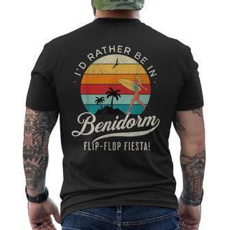 Prefiero Estar En Benidorm Gracioso Benidorm Camiseta Hombre Estampado Espalda - Regaloses