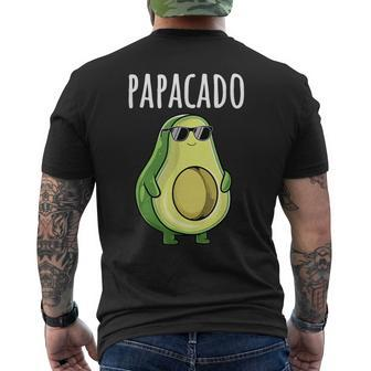 Pregnancy Announcement Dad Papacado Men's T-shirt Back Print - Monsterry CA
