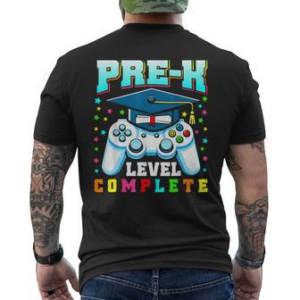 Prek Level Complete Pre K Last Day Of School Gamers Men's T-shirt Back Print - Monsterry DE