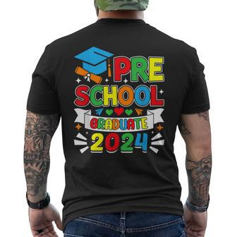 Preschool Graduate Pre-K Grad 2024 Preschool Graduation 2024 Men's T-shirt Back Print - Seseable