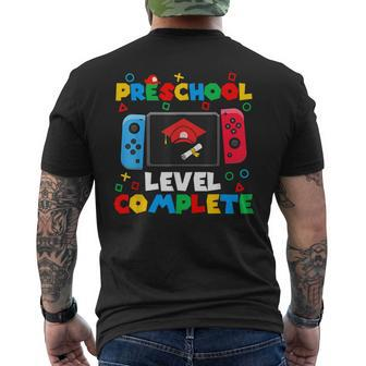 Preschool Level Complete Class Of 2024 Gamer Prek Graduation Men's T-shirt Back Print - Seseable