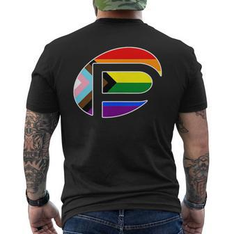 Pride Progress Pulse Orlando Flag Men's T-shirt Back Print - Monsterry UK