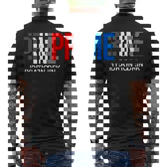 Prime Hydration Drink Men's T-shirt Back Print - Thegiftio